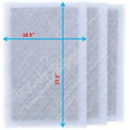 RAYAIR SUPPLY 20x30 Replacement Filter Pads Suitable with SolaceAir Air Cleaner 20x30 Refills (3 Pack) WHITE