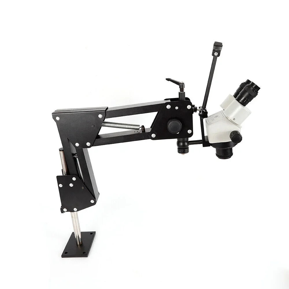 ZhdnBhnos Multi-Directional Microscope Micro Inlaid Mirror Stand with Spring Bracket Gem Diamond Setting Machine Jewelry Making Tool