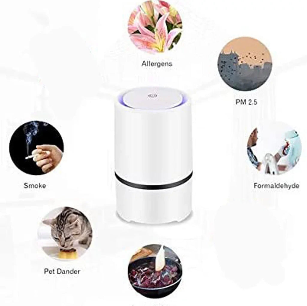 Purifier For Home True HEPA Filter And Activated Carbon Filter Household Odours