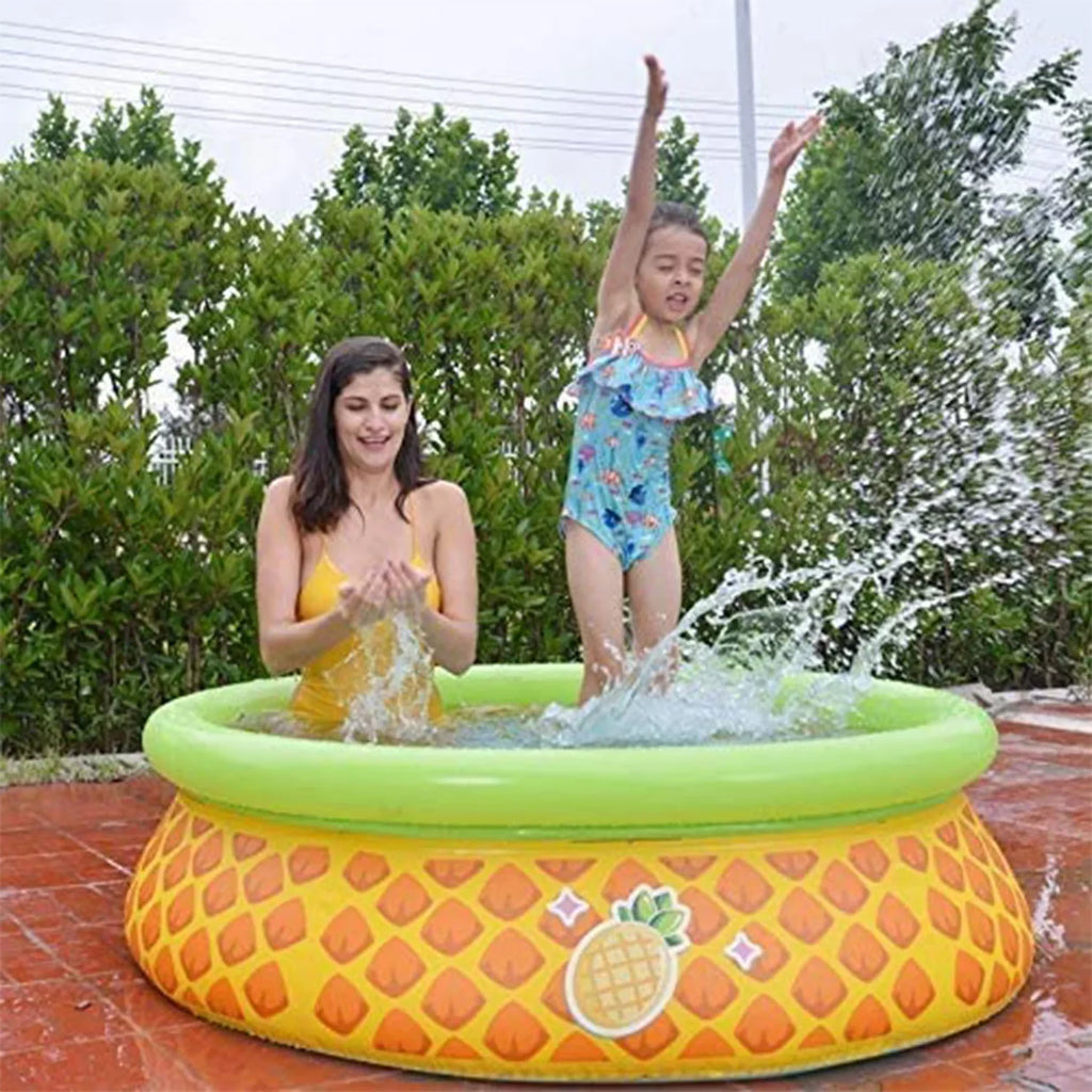 JLeisure Prompt Set & Pineapple Inflatable Outdoor Swimming Pool (2)