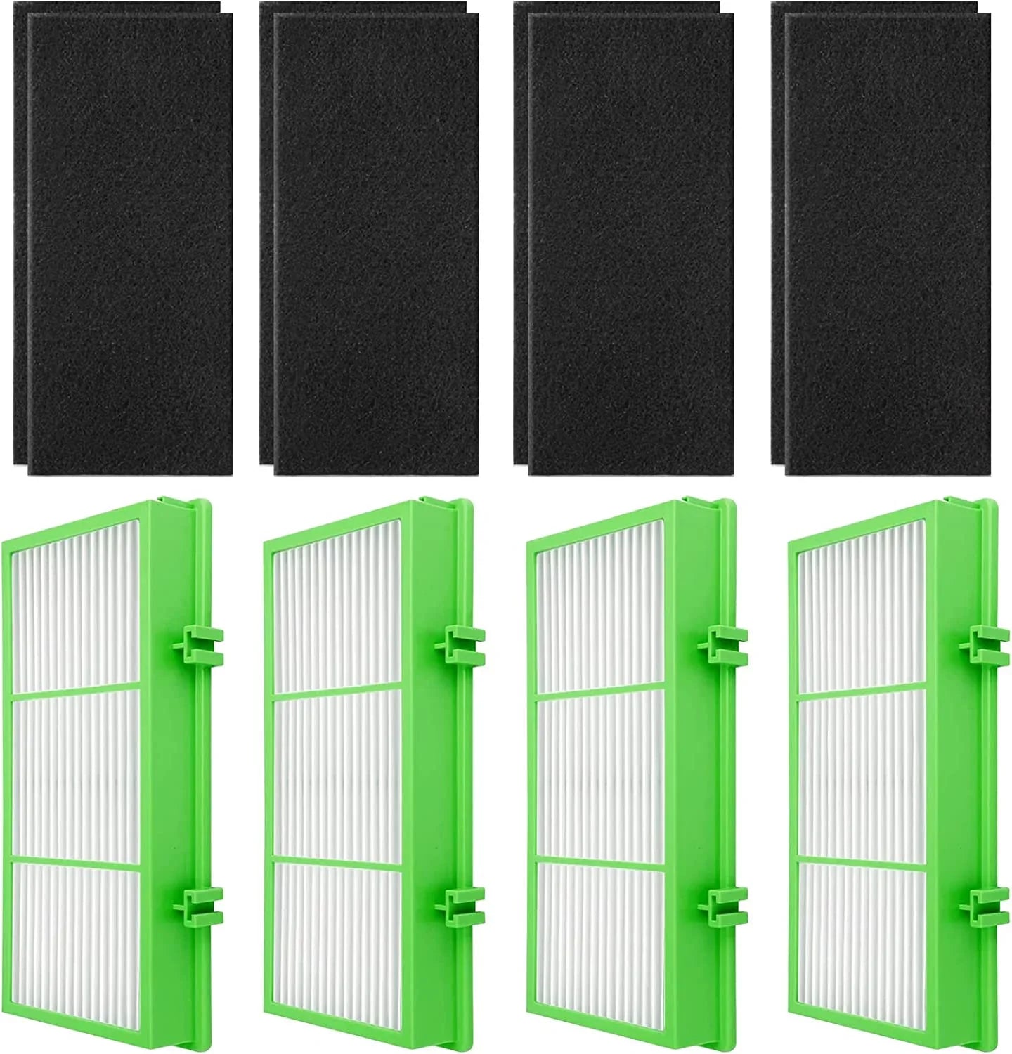 HAPF300AHD Remover True HEPA Filter Matching with Holmes Aer1Series Air Purifier, HAPF30AT True HEPA Allergen Remover, Parts HAPF300AH-U4R & HAP242-NUC (4 True HEPA + 8 Pre Filter)