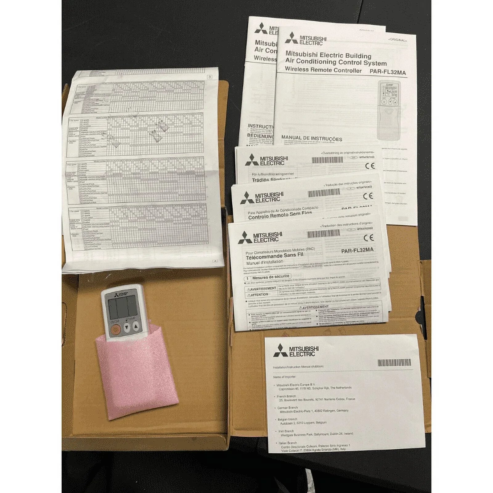 Mitsubishi Electric PAR-FL32MA-E - Wireless Remote Controller For PLA-ABA And SEZ/PEA(D) Units (Signal Receiver Sold Separately)