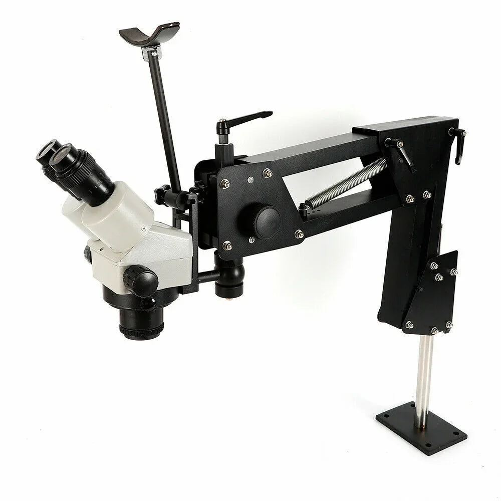 ZhdnBhnos Multi-Directional Microscope Micro Inlaid Mirror Stand with Spring Bracket Gem Diamond Setting Machine Jewelry Making Tool