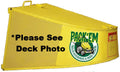 JOHN DEERE 657 QUIK TRAK FIT WITH RB-JD BRACKET PK-EX4 STEEL GRASS CATCHER