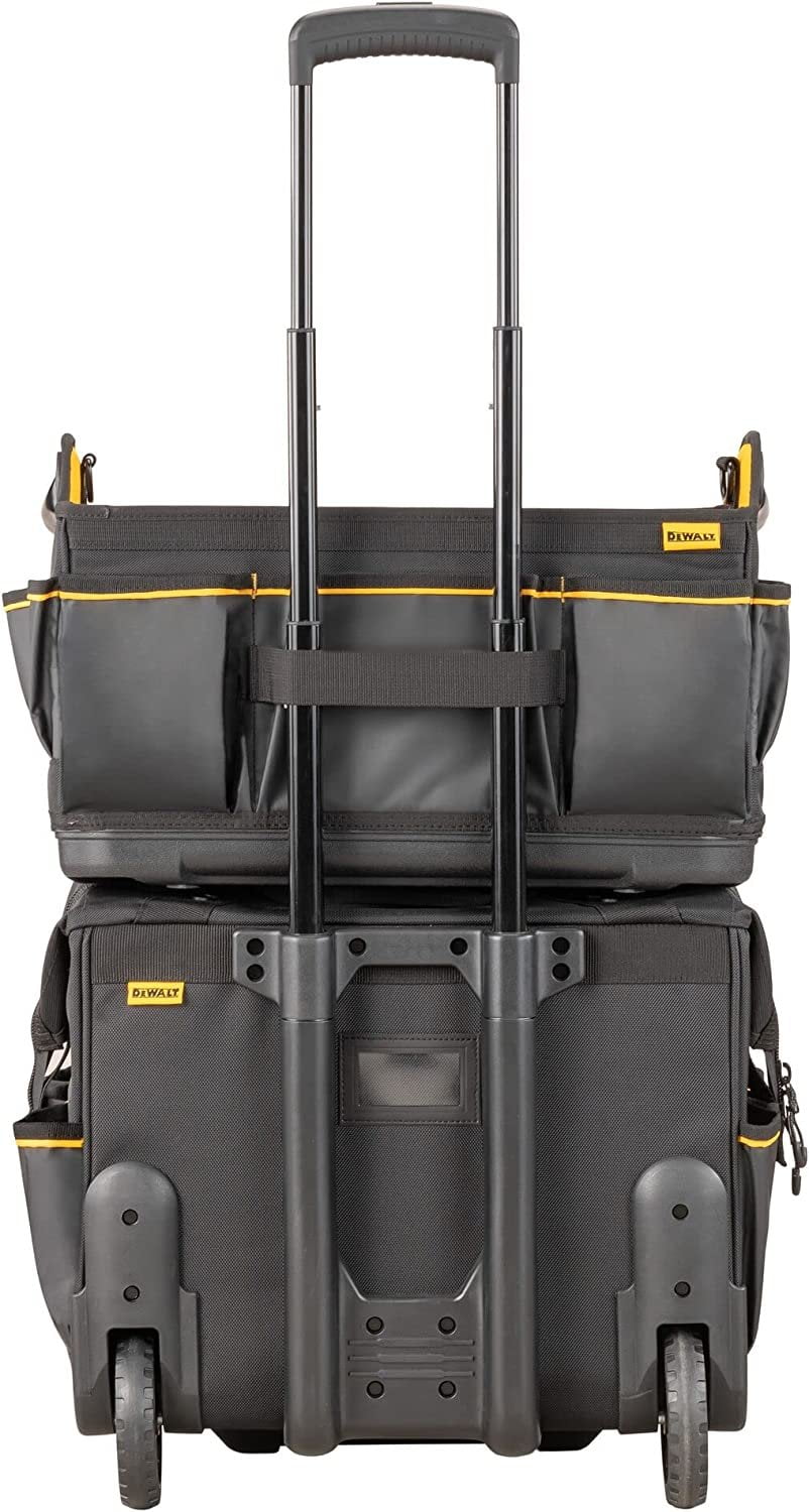 DEWALT Tool Bag with Wheels, Tool Storage and Organization, Strong and Water Impervious 18 Inch DWST560107
