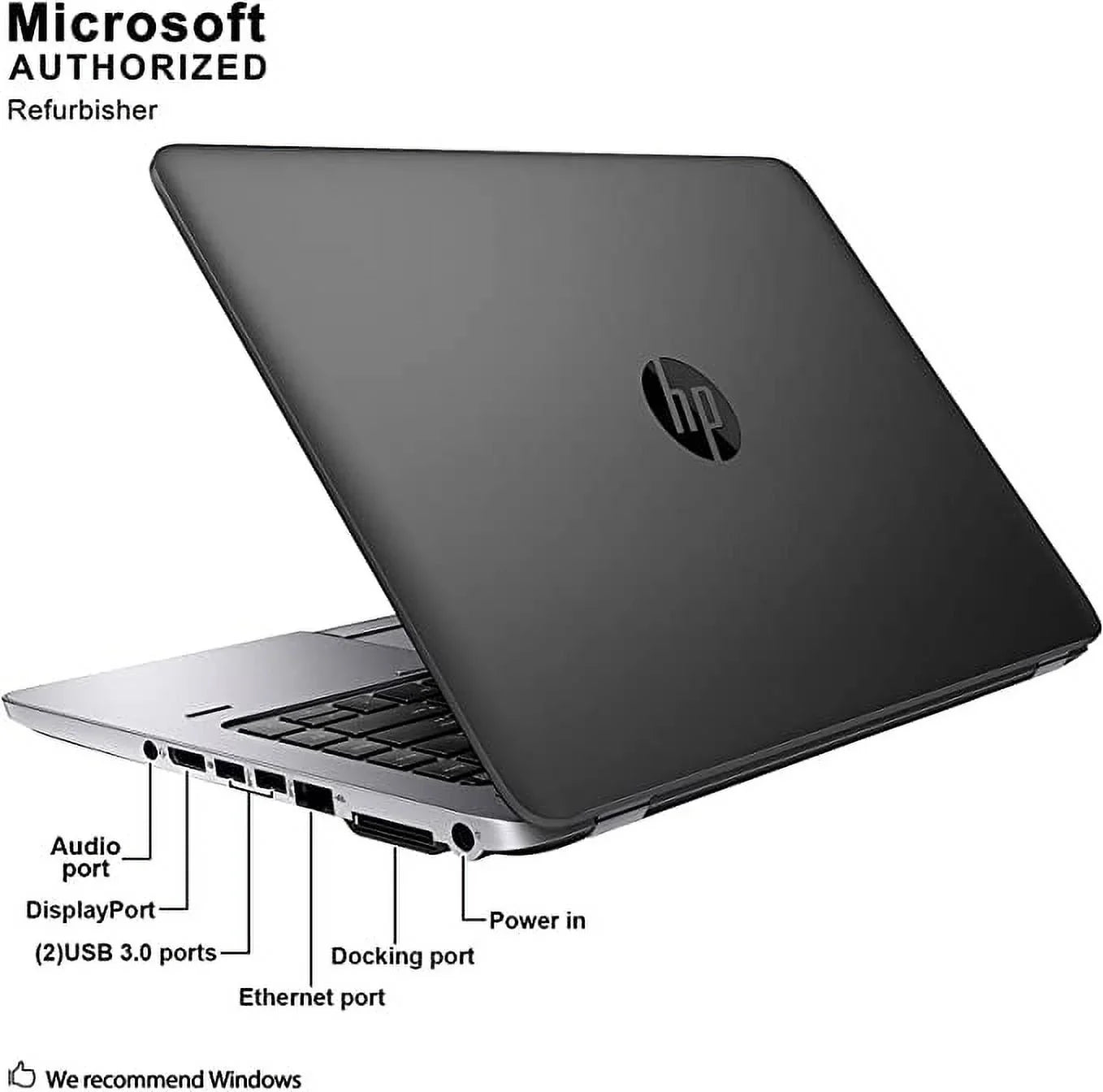 HP Elitebook 840 G1 Ultrabook Laptop Win 11 i5 2.5Ghz 8gb 250gb SSD Touchscreen 14"