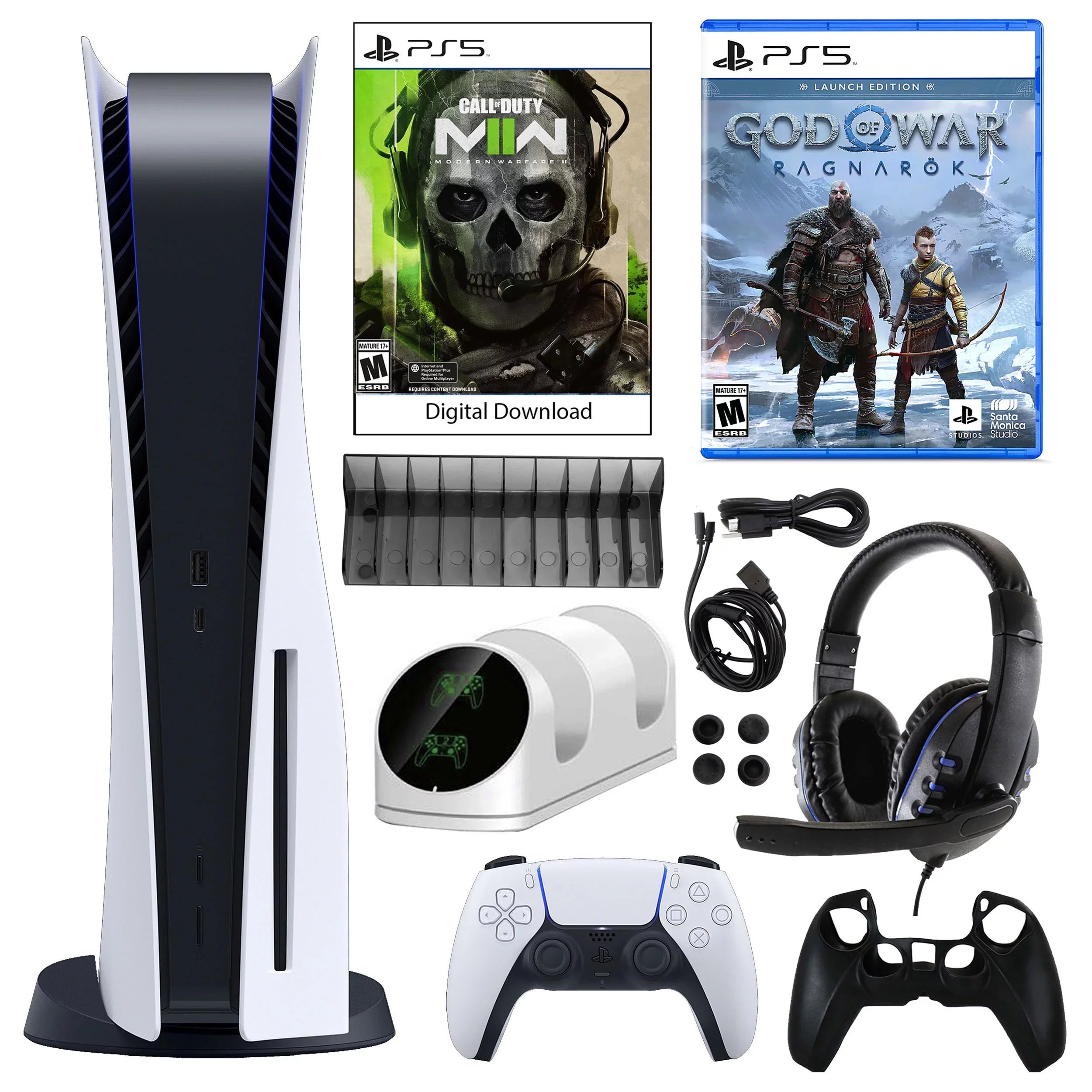 Sony PlayStation 5 COD: Modern Warfare II Console with GOW: Ragnarok and Kit
