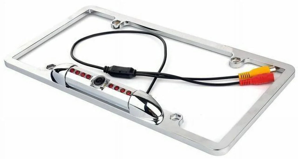 FOR KENWOOD DDX-419 DDX419 NIGHT VISION COLOR REAR VIEW CAMERA SILVER FRAME