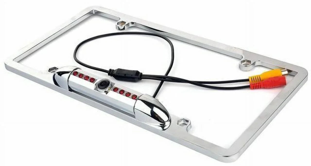 FOR KENWOOD DDX-419 DDX419 NIGHT VISION COLOR REAR VIEW CAMERA SILVER FRAME