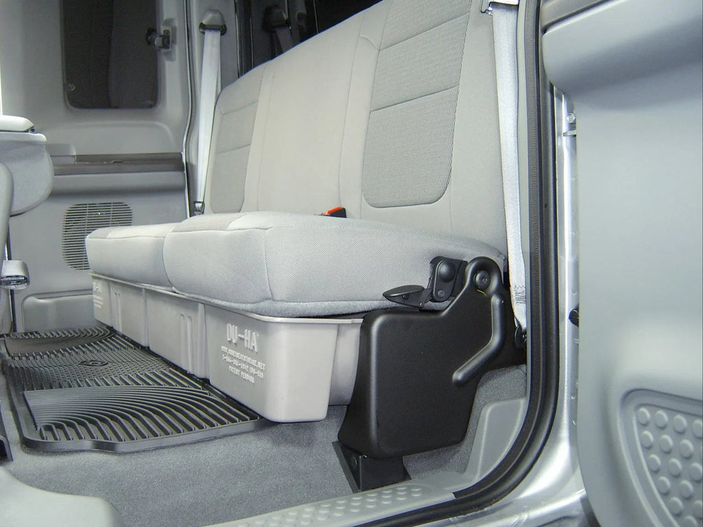 DU-HA 20093 Ford Underseat Storage Console Organizer - Gray