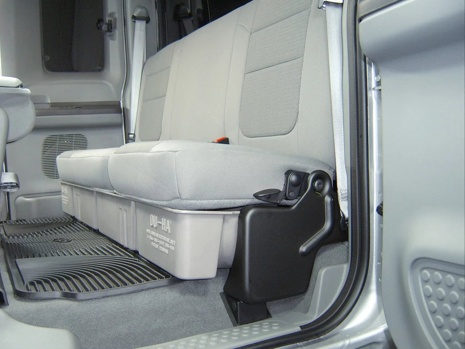 DU-HA 20093 Ford Underseat Storage Console Organizer - Gray