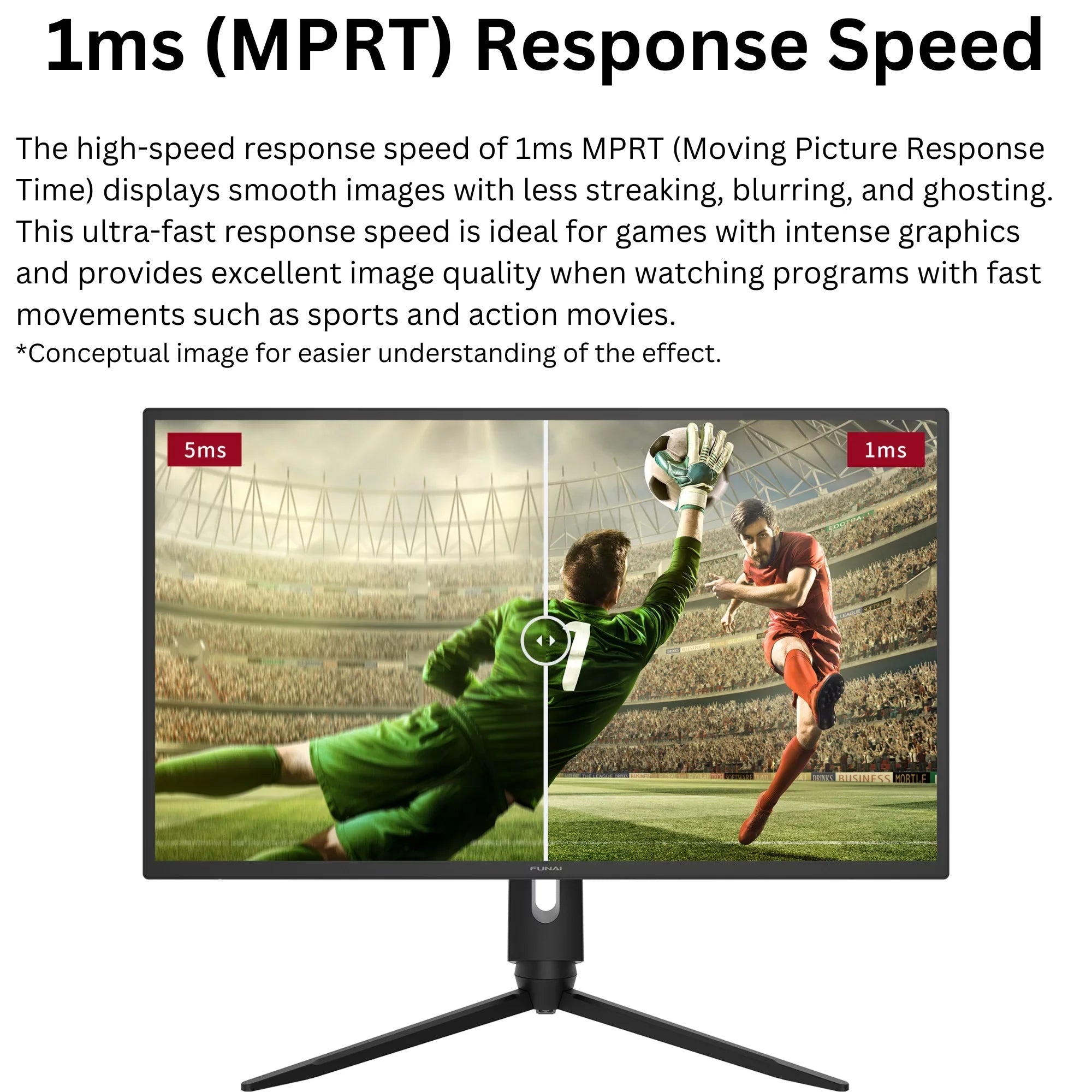Funai 32" FHD 240Hz, 1ms, HDR, VA, AMD FreeSync™ Premium Enabled Gaming Monitor (FGM-32F445)