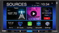 Jensen CAR710W 7” Mechless Multimedia Receiver with Wireless and Wired Apple CarPlay l Wireless and Wired Android Auto l SiriusXM-Ready l Built-in Bluetooth | USB Input with Charging
