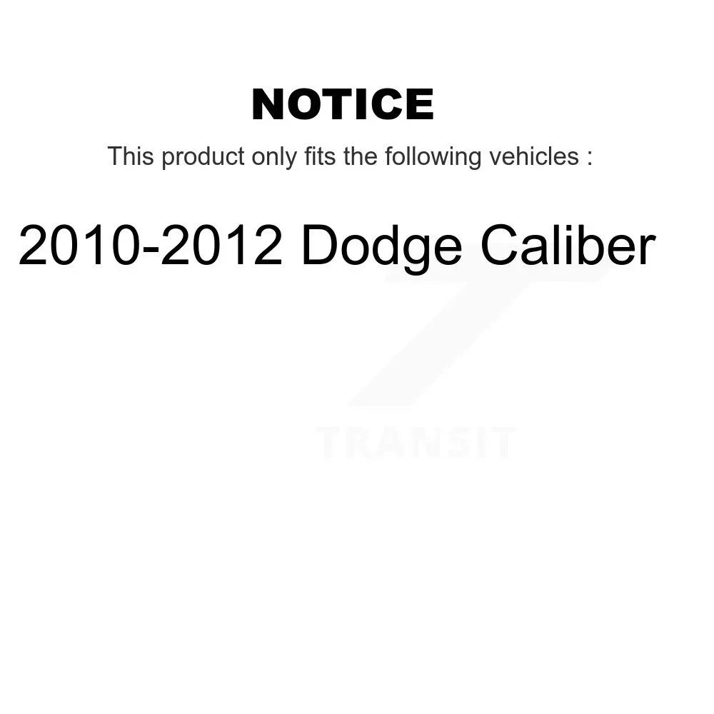 Front Rear Suspension Sway Stabilizer Bar Link Kit For 2010-2012 Dodge Caliber KTR-102065