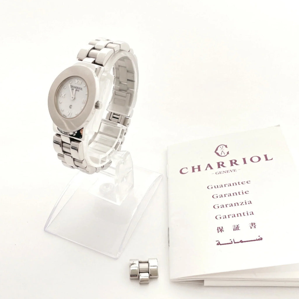 Pre-Owned Charriol Azzurro Watch Stainless Steel CHARRIOL AZURO300900 Women's Silver F3102467 (Good)
