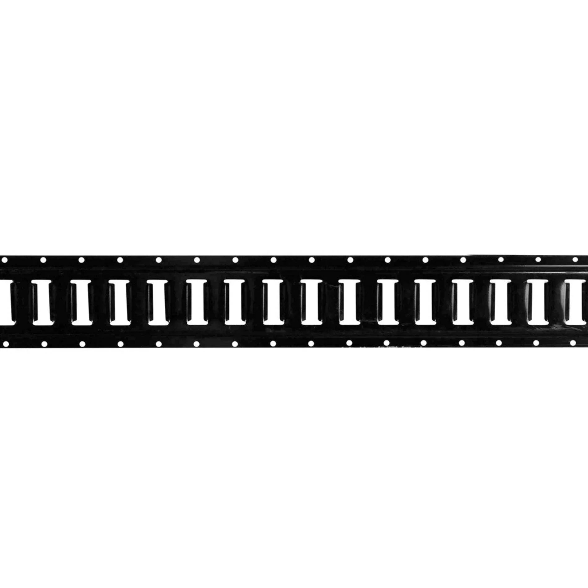 DC Cargo Mall E Track Shelving Kit - 12 Pieces: 5 ft Black E Track Rails & E Track Wood Beam Sockets