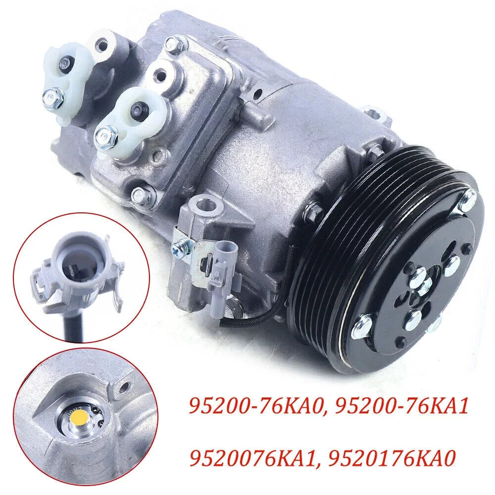 SHZICMY A/C Compressor with Clutch for 2009-2013 Suzuki Grand Vitara 2.4L Kizashi 2.4L
