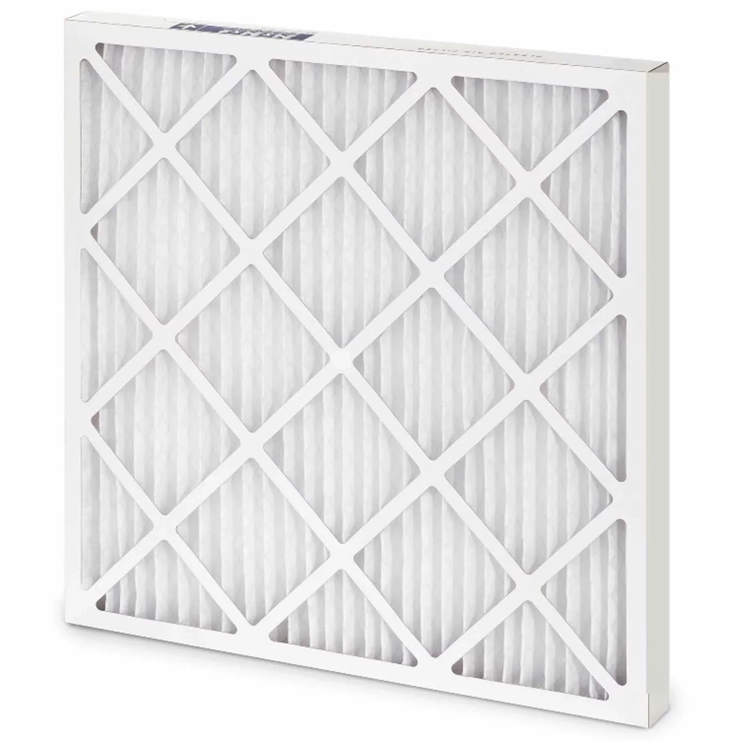 Pleated MERV 8 Standard Capacity Air Filter, 20"W x 16"H x 2"D, Lot of 12