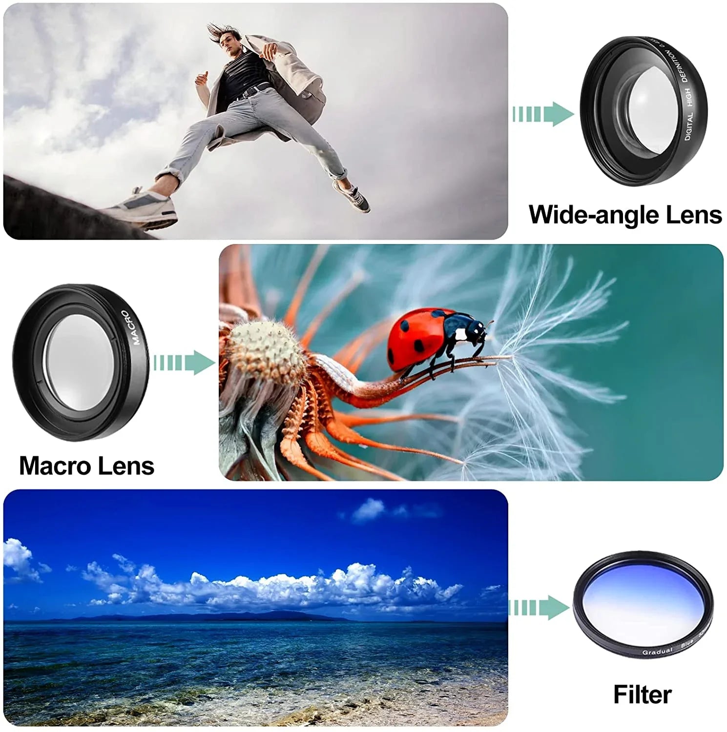 48MP Digital Camera for Photography,4K Vlogging Camera,Digital Camera for Kids and Adults with 180° Flip Screen,Wide-Angle Lens,Macro Lens,32 GB Micro Card,2 Batteries(Black)