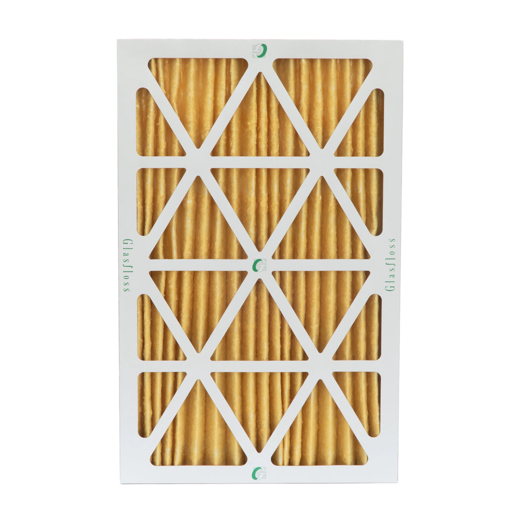 3 Pack of 14x25x2 MERV 11 Pleated 2" Inch Air Filters by Glasfloss. Actual Size: 13-1/2 x 24-1/2 x 1-3/4