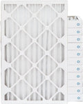 18X25x2 MERV 11, MPR 1000 Pleated Furne 2" Air Filters By Pamlico. Case Of 12. Size: 17-1/2 X 24-1/2 X 1-3/4