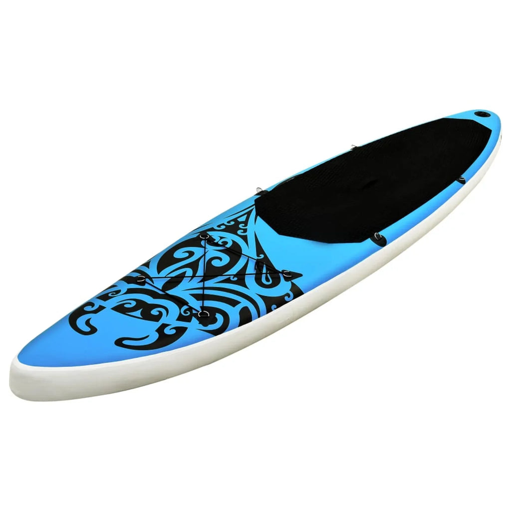 Inflatable Paddleboard Set 120.1"x29.9"x5.9" Blue