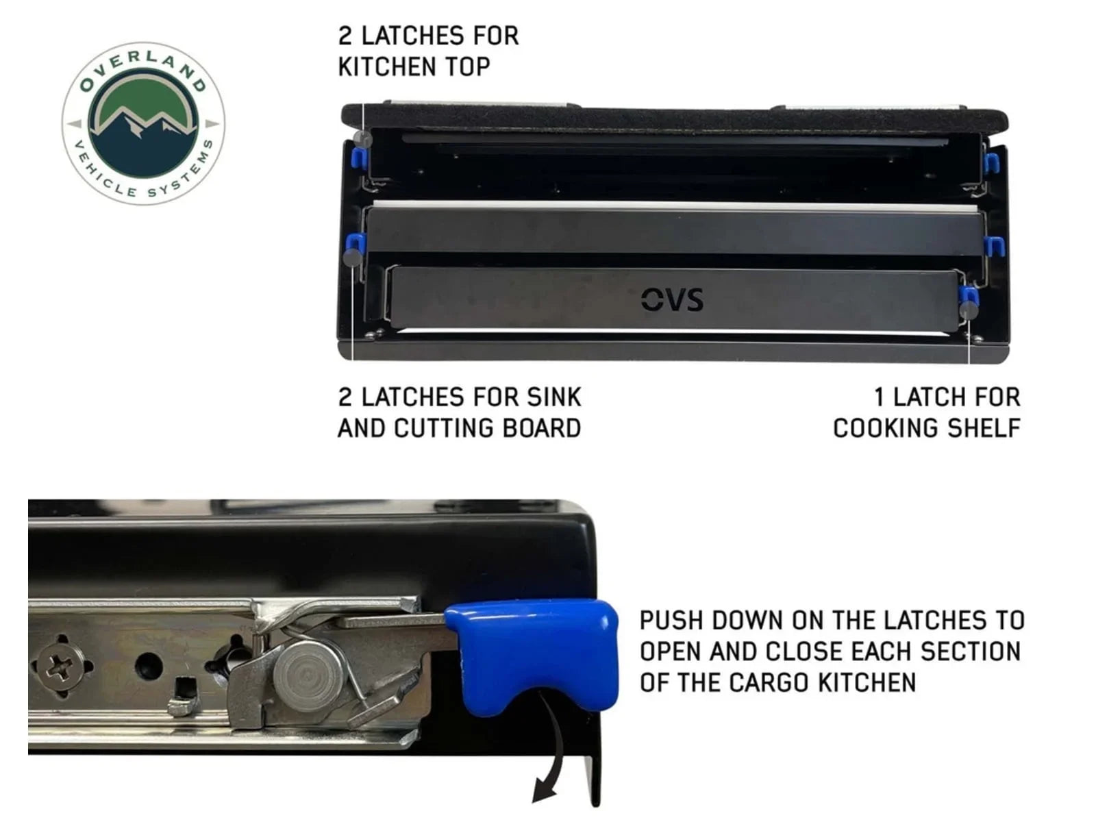 Overland Vehicle Systems 21010401 Cargo Box with Slide Out Drawer