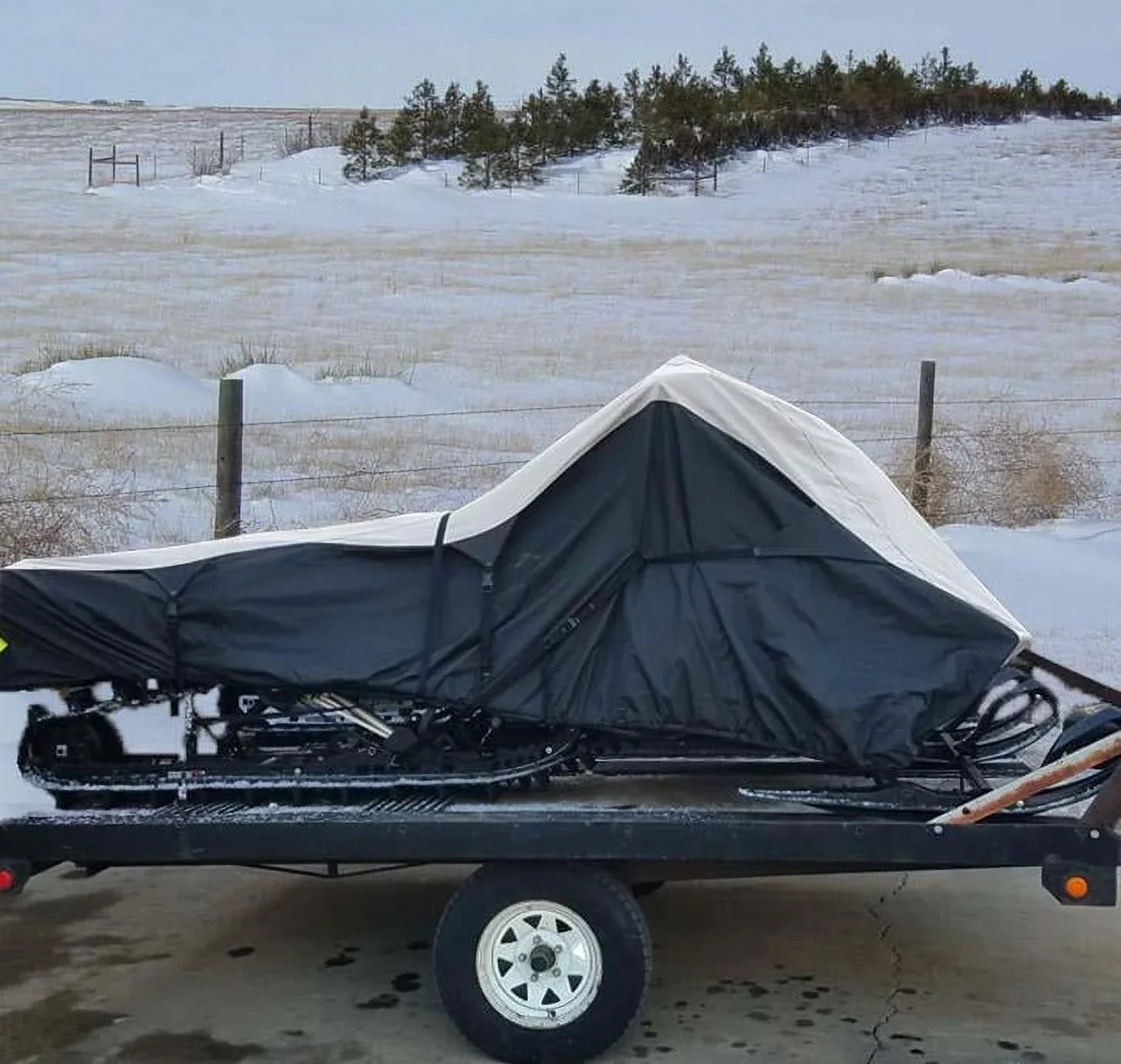 600D Snowmobile Travel and Storage Wrap Suitable for 2004-2005 Model Year Ski Doo Bombardier GSX LIMITED Sleds. Slush and Mud Protection