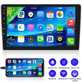 Double Din Car Stereo Radio 10'' Touch Screen Carplay Universal Car Multimedia Player with Bluetooth FM Radio Receiver Mirror Link（1+16G）