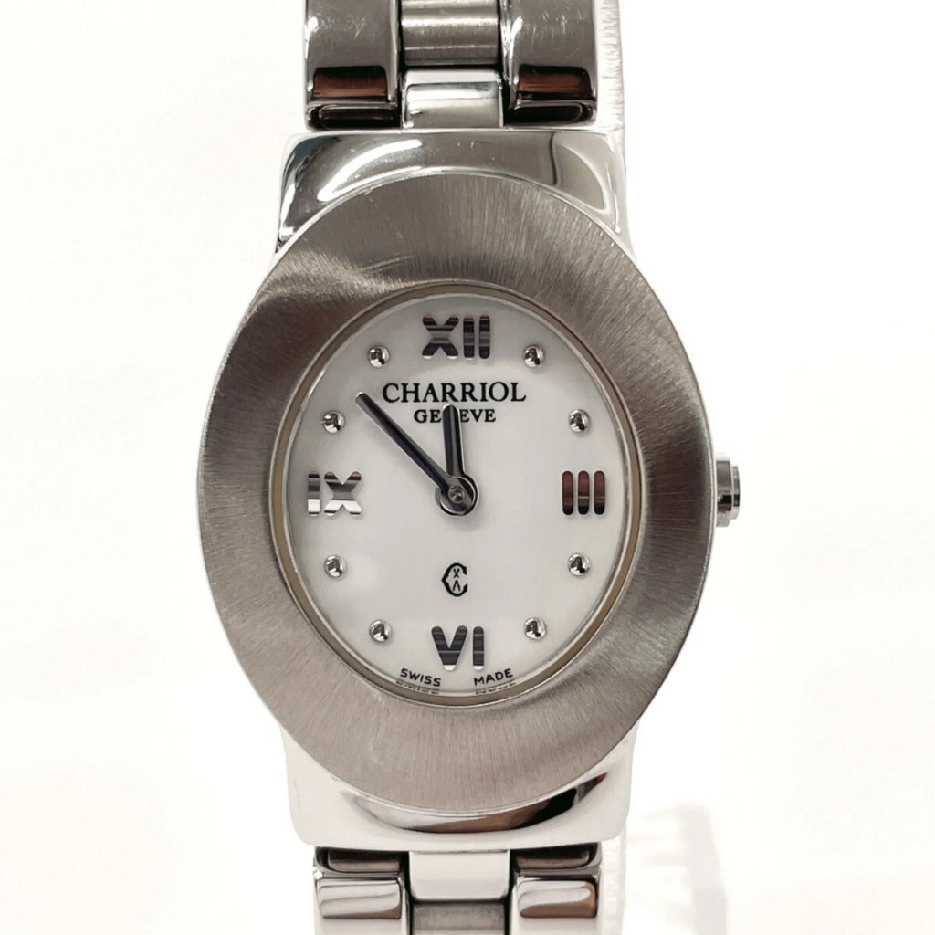 Pre-Owned Charriol Azzurro Watch Stainless Steel CHARRIOL AZURO300900 Women's Silver F3102467 (Good)