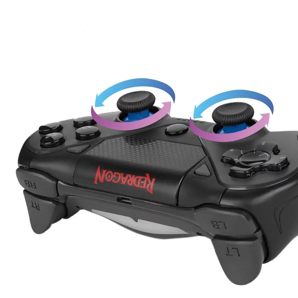 Redragon JUPITER G809 Wireless Gamepad Bluetooth Gaming Controller Joystick for Nintendo Switch, Play Station 4 PS4