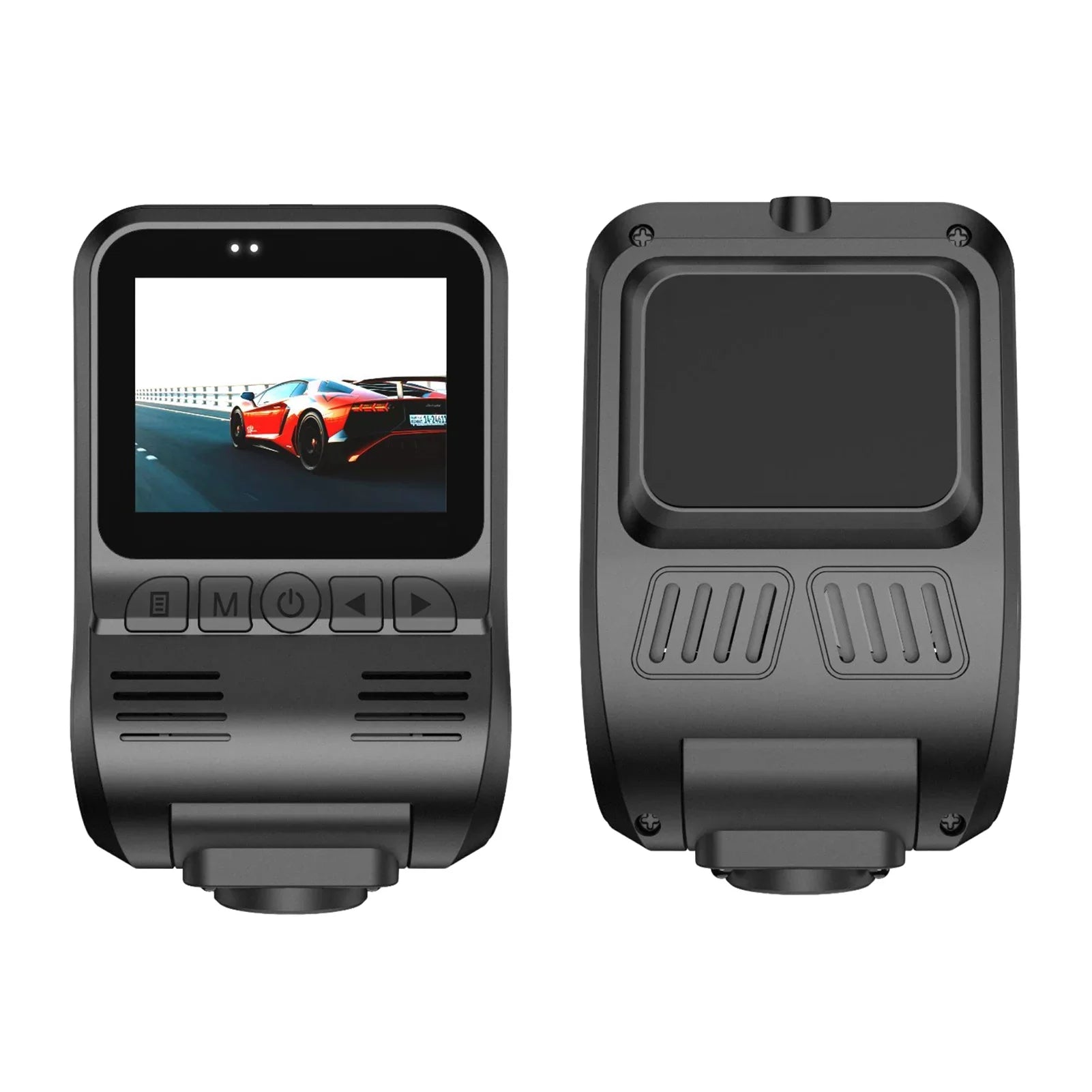 Tomshoo Dash Cam 1080P Front and 720P Rear Dual Recording DVR, Hidden Camera, Loop Recording Dash Camera for Shaking Driving Recorder