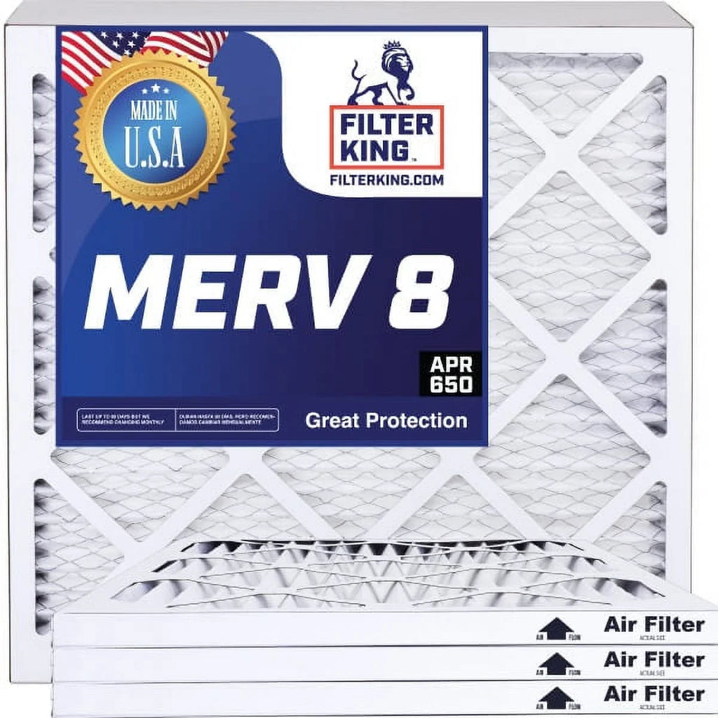Filter King 5x48x1 Air Filter | 4-PACK | MERV 8 HVAC Pleated A/C Furnace Filters | MADE IN USA | Actual Size: 5 x 48 x .75"