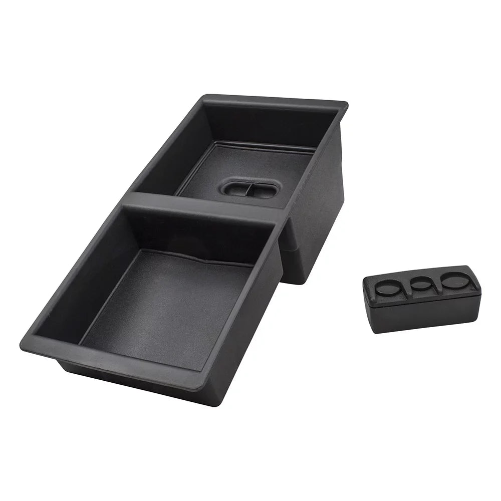 Brock Replacement Front Center Console Organizer w/ Coin Holder Insert Matching with 14-19 Silverado/Sierra 15-19 Tahoe Suburban Yukon & XL 22817343 10436137
