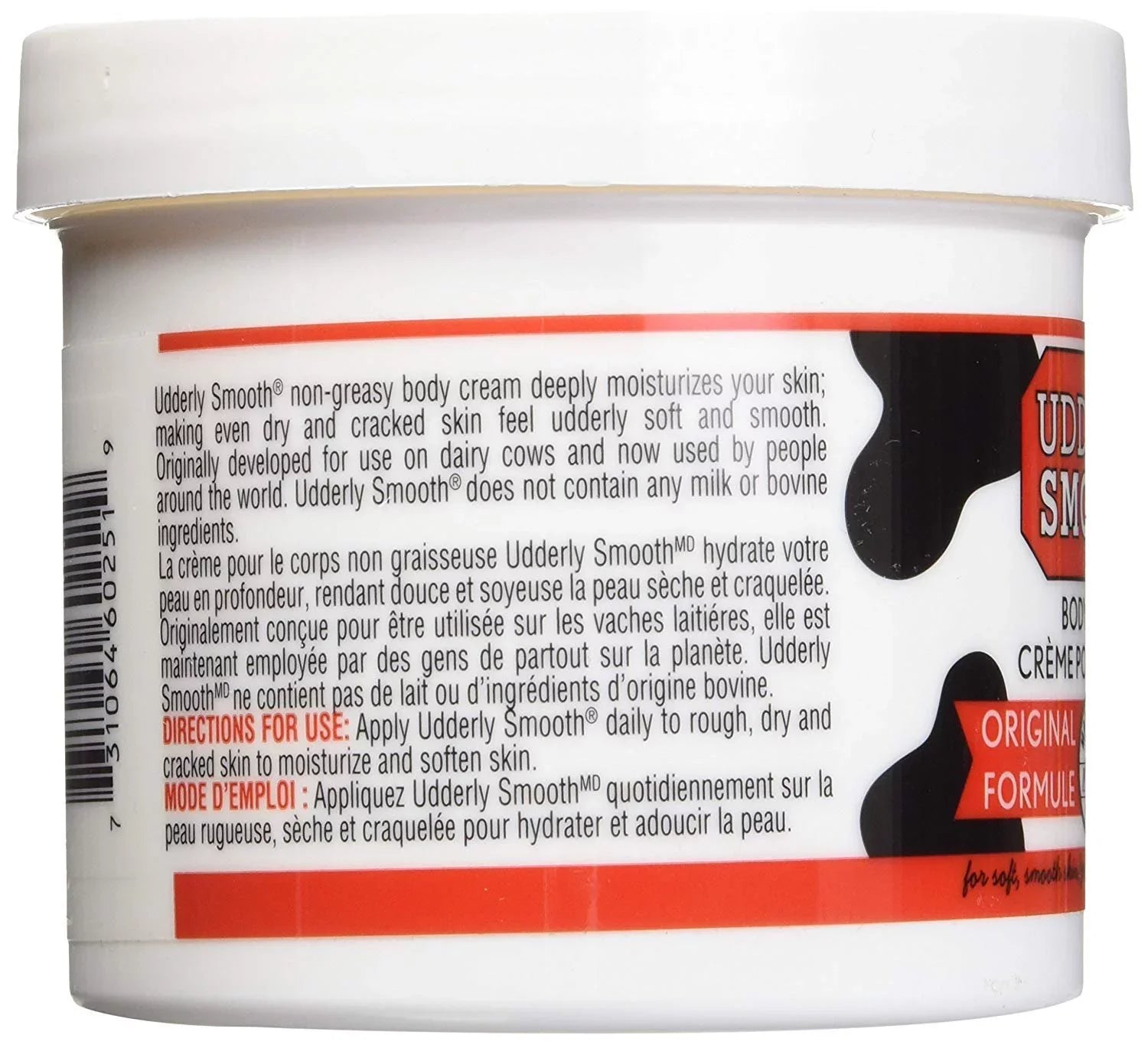 Udderly Smooth Body Cream Skin Moisturizer Original Formula for Rough Dry Skin, 10 Ounce, Pack of 6