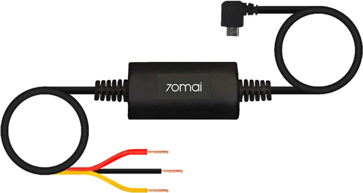 Hardwire Kit, 10ft ro USB for Car Dash Cams, 12V-30V to 5V/2.4A, Low Voltage Protection, 24 Hour Parking