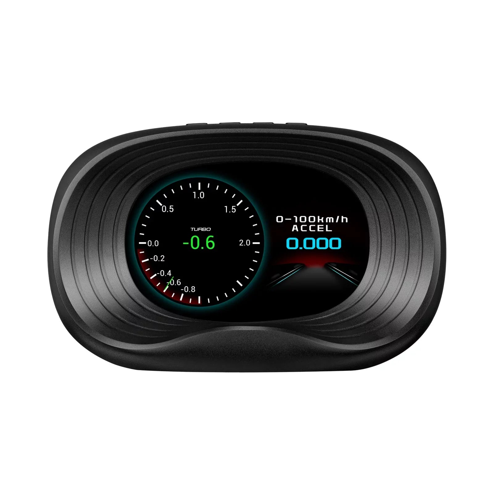 Nebublu Head Up Display, Digital OBDII Speedometer Car Head Display with OBD Interface, Speed Voltage Single Mileage Clock Display