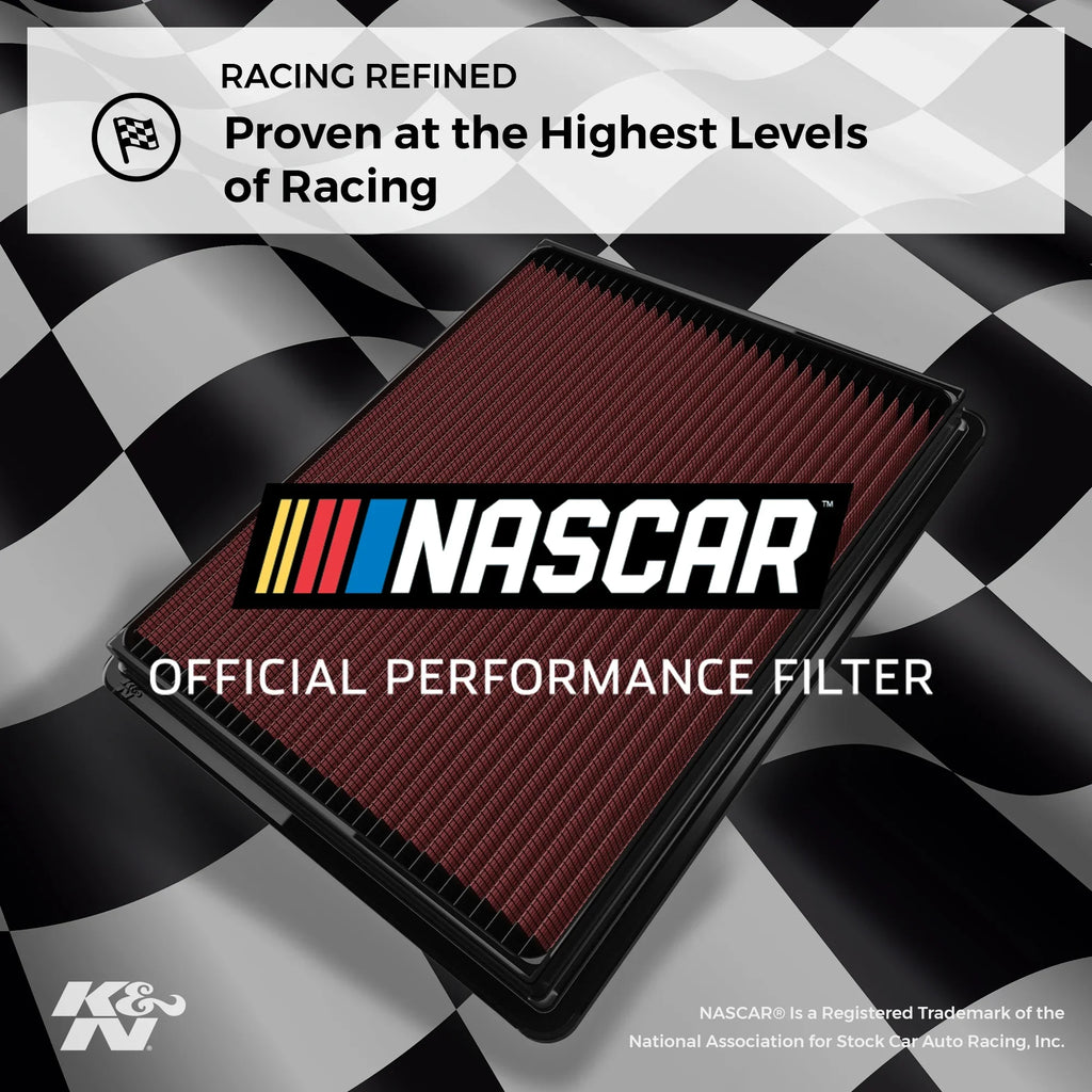 K&N Engine Air Filter: High Performance, Premium, Washable, Replacement Filter: 2005-2012 Chevy/Buick/Cadillac/Pontiac (Malibu, Equinox, Lucerne, DTS, G6, Torrent), 33-2296
