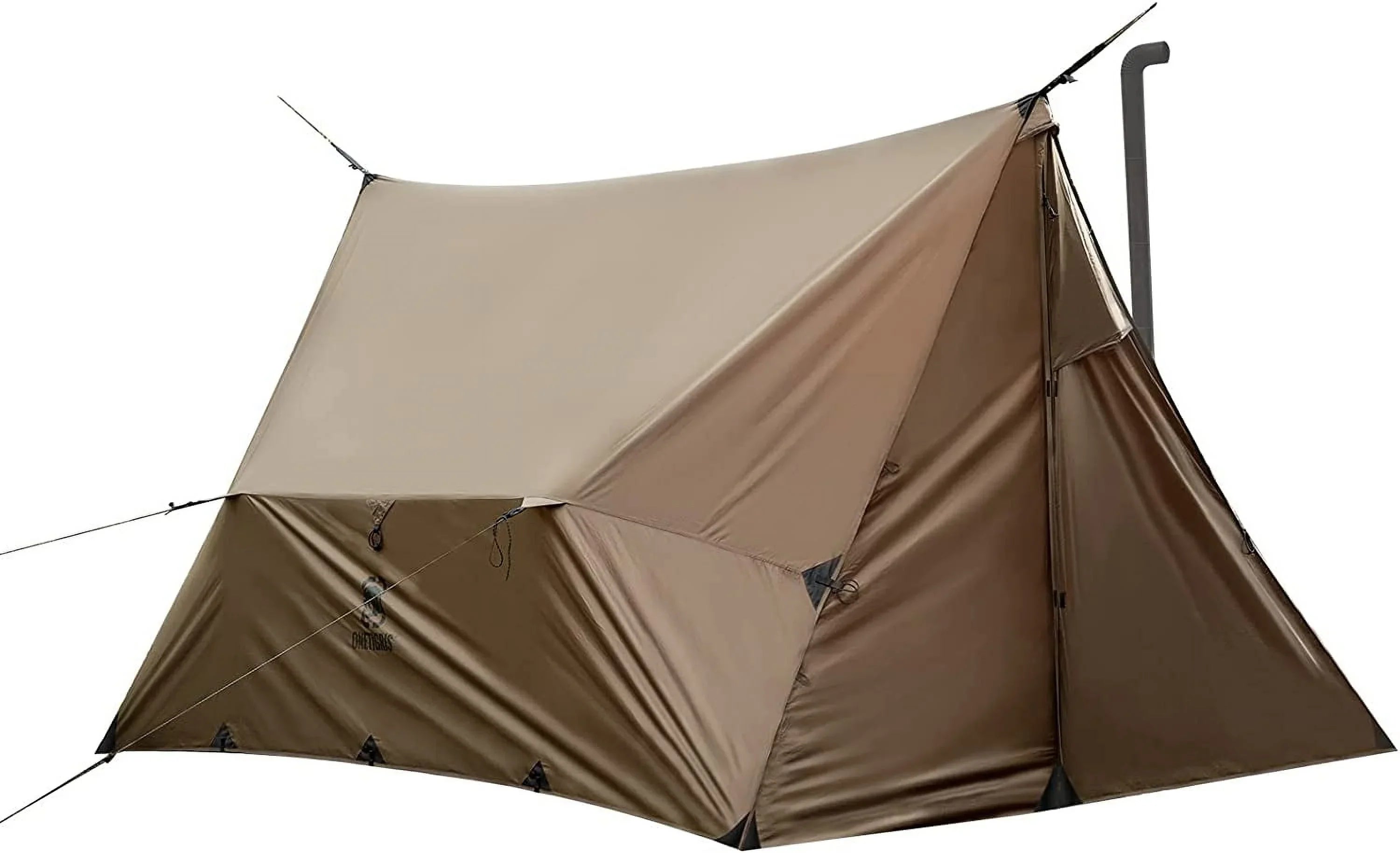 YUNWEN ROCDOMUS Hammock Hot Tent with Stove Jack, Versatile Lightweight Waterproof Camping Tarp with Zippered Tent Bag, PU3000mm 4 Season Tent for Stove