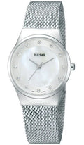 PH8053 Women's Easy Style MOP Dial Steel Mesh Bracelet Swarovski Crystal Watch