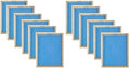 True Blue 112121 12" x 12" x 1" Flat Panel Spun Fiberglass Disposable Furnace Air Filter MERV 2 - Quantity of 12