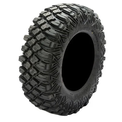 Fuel Maverick Black 16" Wheels 33" Crawler XG Tires Kawasaki Teryx Mule