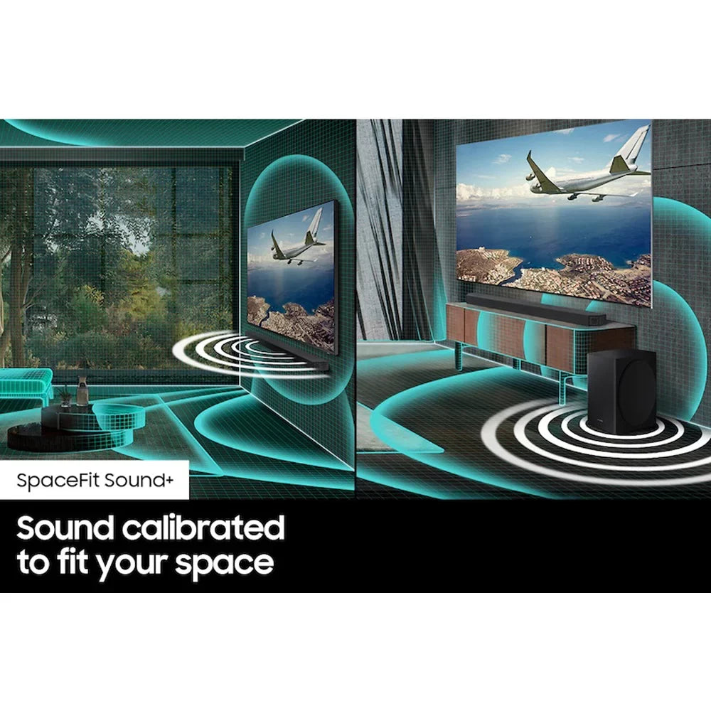 Samsung HW-Q900A 7.1.2ch Soundbar w/ Dolby Atmos / DTS:X (2021) HW-Q900A/ZA with Wireless Active Subwoofer Bundle with Extended Protection Plan + 2x Deco Gear HDMI Cables + Streaming Software Kit