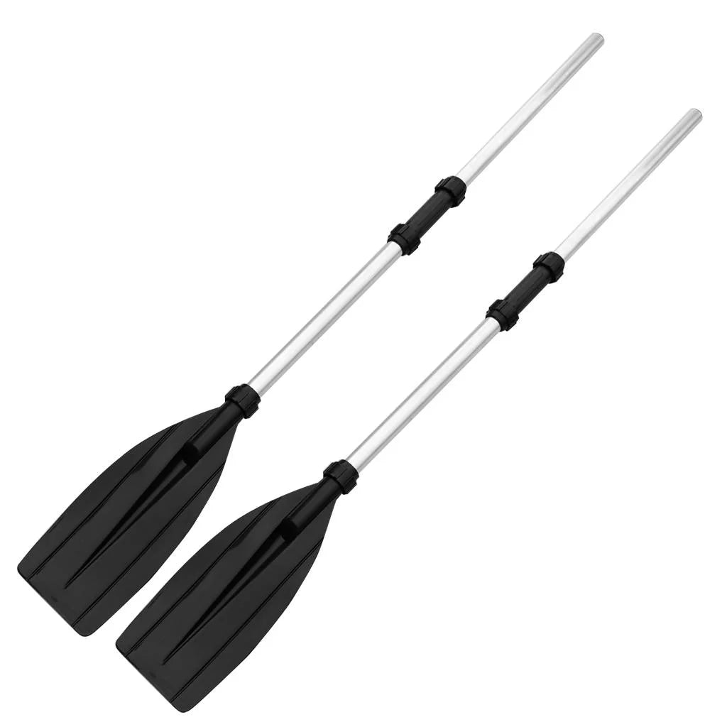 1 Pair 49.6 inches - Heavy Duty Aluminum Alloy Lightweight Watercraft Oars for Inflatable Kayaks Canoe Raft Rubber Dinghy