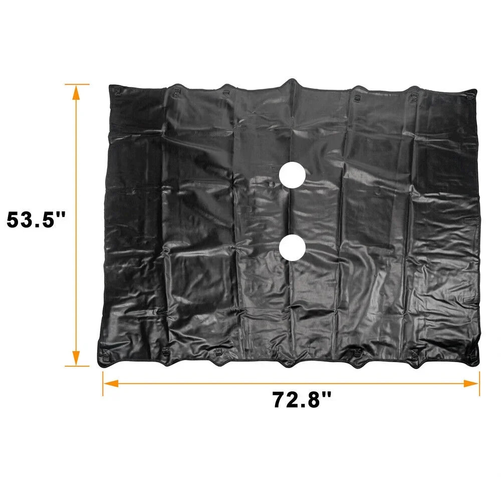 Jahyshow Easy Installation Leather Top Sunshade Protection for Jeep Wrangler JK JKU 07-18 - Enjoy Shade on the Go