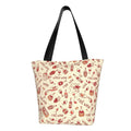 Lukts Red Wine Tote Bag,Shoulder Bag Women'S Hobos Handbags Large Capacity Shopping Bag