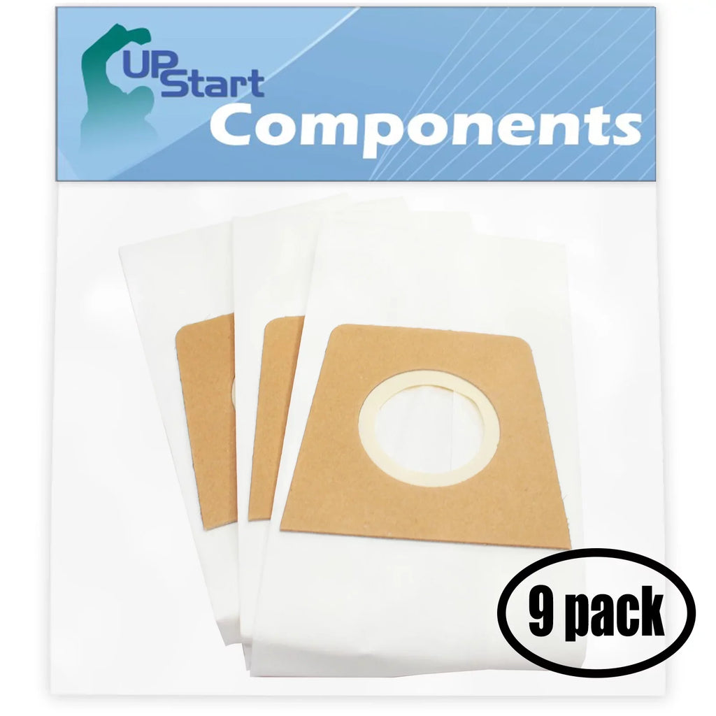 27 Replacement for Dirt Devil Featherlite Bagged Upright (Light Green) M085580 Vacuum Bags - Suitable with Dirt Devil 3920047001, 3920048001, Type U Vacuum Bags (9 Pack - 3 Vacuum Bags per Pack)