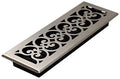 Decor Grates SPH414-NKL Floor Register, 4x14, Brushed Nickel Finish