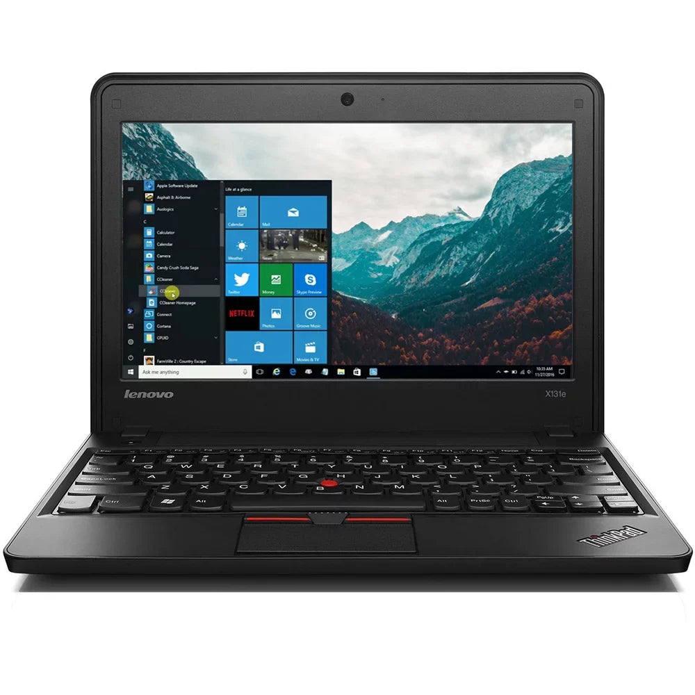 Lenovo ThinkPad X131e 11.6-Inch Laptop (4GB RAM, 320GB HDD, AMD Fusion E-300, Windows 10) (Non-Retail Packaging)
