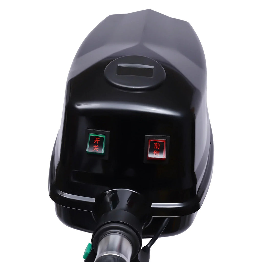 Miumaeov 10HP Electric Outboard Engine 60V 2200W Brushless Trolling Motor Jet Pump Propeller Fishing Watercraft Engine for Small Water Vehicles Inflatable Vessel Canoes Aluminum Fishing Vessel